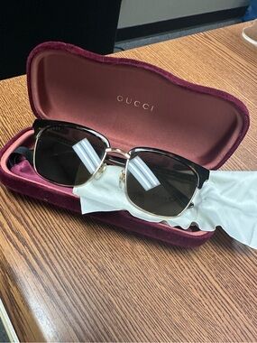 NEW Gucci Havana Wayfair Tortoise Sunglasses GG032s